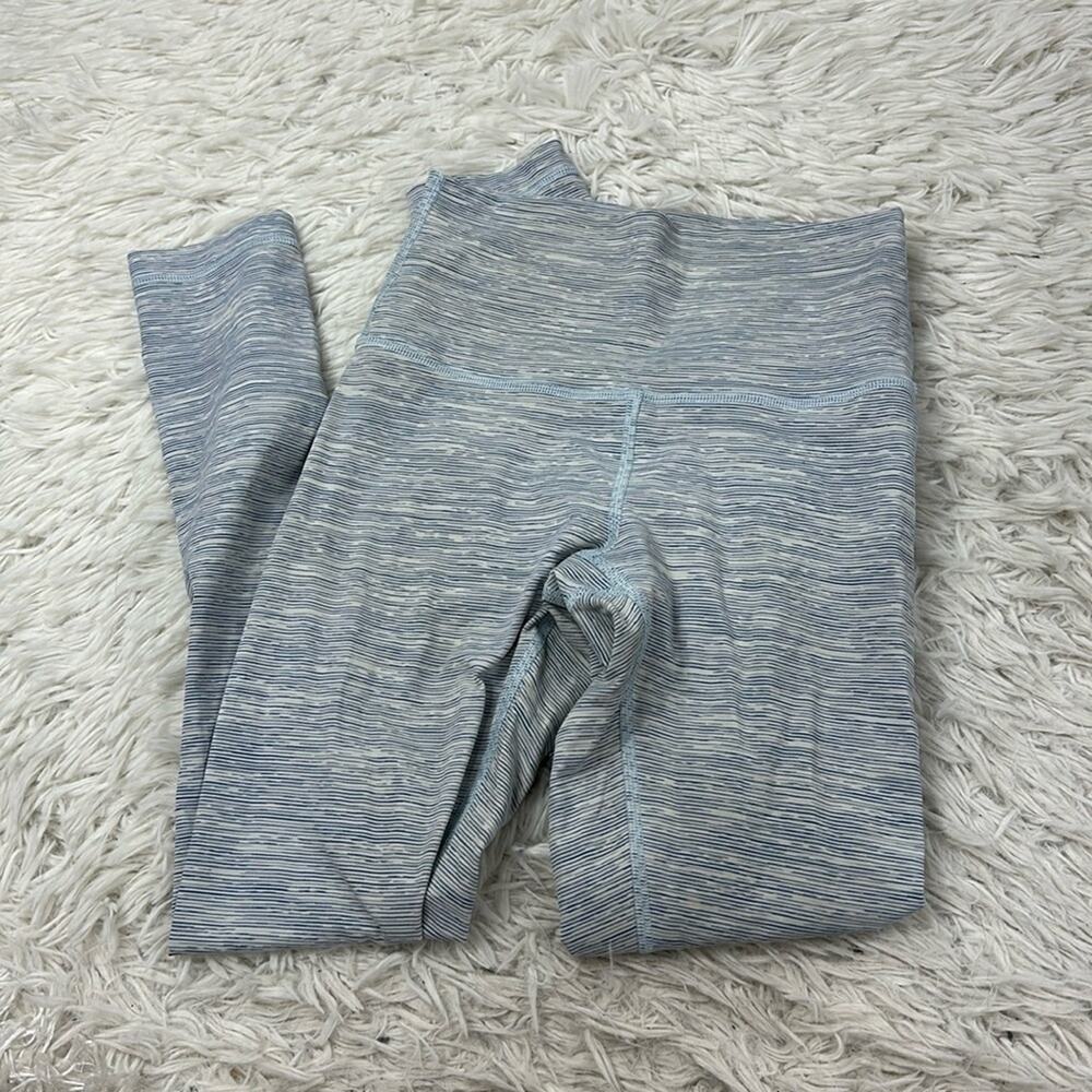 Lululemon Wunder Under HT Tight 25" *Luxtreme Wee Are From Space Sheer Blue